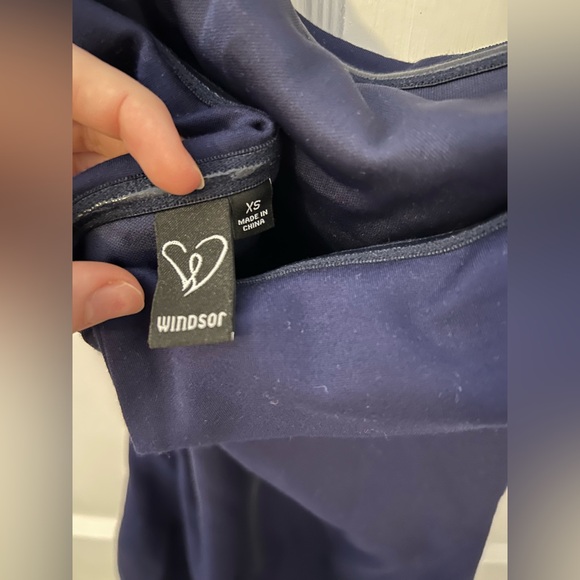 Windsor Navy Blue Strapless Dress - Picture 5 of 5